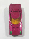 Vintage 1973 Lesney Matchbox Rolamatics No. 39 Clipper Magenta Dark Pink Die Cast Toy Car Vehicle