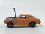 Vintage 1976 Lesney Products Matchbox Superfast No. 54 Ford Capri Orange Die Cast Toy Car Vehicle with Opening Hood