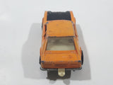 Vintage 1976 Lesney Products Matchbox Superfast No. 54 Ford Capri Orange Die Cast Toy Car Vehicle with Opening Hood