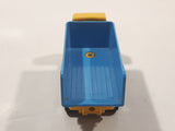 Vintage 1973 Lesney Matchbox Superfast No. 50 Articulated Semi Tractor Truck and Trailer Yellow Die Cast Toy Car Vehicle