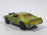 Vintage 1972 Lesney Matchbox Superfast AMX Javelin No. 9 Metallic Green Die Cast Toy Car Vehicle with Opening Doors
