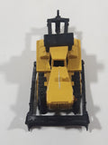 Vintage Zylmex P378 Tractor Bull Dozer Yellow and Black Die Cast Toy Car Vehicle