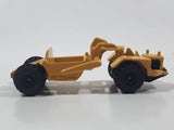 Vintage Zylmex P377 Scraper Yellow Die Cast Toy Car Construction Vehicle