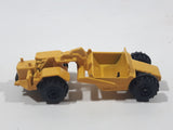 Vintage Zylmex P377 Scraper Yellow Die Cast Toy Car Construction Vehicle