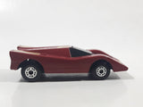 Vintage 1985 Matchbox Super GT BR 13/14 Hairy Hustler Dark Red Maroon Die Cast Toy Car Vehicle