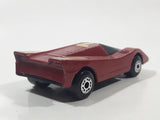 Vintage 1985 Matchbox Super GT BR 13/14 Hairy Hustler Dark Red Maroon Die Cast Toy Car Vehicle