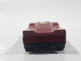 Vintage 1985 Matchbox Super GT BR 13/14 Hairy Hustler Dark Red Maroon Die Cast Toy Car Vehicle
