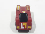 Vintage 1985 Matchbox Super GT BR 13/14 Hairy Hustler Dark Red Maroon Die Cast Toy Car Vehicle