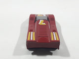 Vintage 1985 Matchbox Super GT BR 13/14 Hairy Hustler Dark Red Maroon Die Cast Toy Car Vehicle