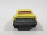 ﻿Vintage 1972 Lesney Matchbox Superfast No. 44 Boss Mustang Yellow Die Cast Toy Car Vehicle with Opening Hood