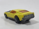 ﻿Vintage 1972 Lesney Matchbox Superfast No. 44 Boss Mustang Yellow Die Cast Toy Car Vehicle with Opening Hood