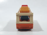 Vintage 1976 Lesney Matchbox Superfast No. 11 Car Transporter Semi Truck Orange Die Cast Toy Car Vehicle Made in England