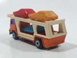 Vintage 1976 Lesney Matchbox Superfast No. 11 Car Transporter Semi Truck Orange Die Cast Toy Car Vehicle Made in England