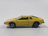 Vintage PlayArt Lotus Esprit Yellow Die Cast Toy Car Vehicle