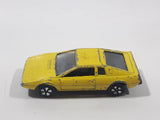 Vintage PlayArt Lotus Esprit Yellow Die Cast Toy Car Vehicle