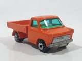 Vintage 1977 Lesney Matchbox Superfast No. 66 Ford Transit Truck Orange Die Cast Toy Car Vehicle Made in England