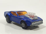 Vintage 1973 Lesney Matchbox Rolamatics Mustang Piston Popper No. 10 Blue Die Cast Toy Muscle Car Vehicle