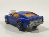 Vintage 1973 Lesney Matchbox Rolamatics Mustang Piston Popper No. 10 Blue Die Cast Toy Muscle Car Vehicle