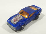 Vintage 1973 Lesney Matchbox Rolamatics Mustang Piston Popper No. 10 Blue Die Cast Toy Muscle Car Vehicle