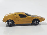 1985 Matchbox Super GT BR 7/8 Siva Spyder Mustard Yellow Die Cast Toy Car Vehicle