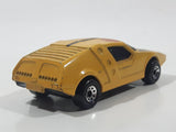 1985 Matchbox Super GT BR 7/8 Siva Spyder Mustard Yellow Die Cast Toy Car Vehicle