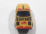 1985 Matchbox Super GT BR 7/8 Siva Spyder Mustard Yellow Die Cast Toy Car Vehicle