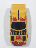 1985 Matchbox Super GT BR 7/8 Siva Spyder Mustard Yellow Die Cast Toy Car Vehicle