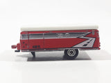 2000 Matchbox Great Outdoors Pop Up Camper Red and White Die Cast Toy Car Vehicle