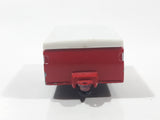 2000 Matchbox Great Outdoors Pop Up Camper Red and White Die Cast Toy Car Vehicle