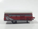 2000 Matchbox Great Outdoors Pop Up Camper Red and White Die Cast Toy Car Vehicle