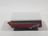 2000 Matchbox Great Outdoors Pop Up Camper Red and White Die Cast Toy Car Vehicle