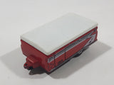 2000 Matchbox Great Outdoors Pop Up Camper Red and White Die Cast Toy Car Vehicle