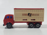 Vintage 1976 Lesney Matchbox Superfast No. 42 Mercedes Container Truck Red Sea Land Die Cast and Plastic Toy Car Vehicle