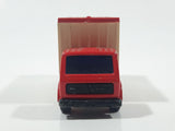 Vintage 1976 Lesney Matchbox Superfast No. 42 Mercedes Container Truck Red Sea Land Die Cast and Plastic Toy Car Vehicle