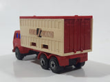 Vintage 1976 Lesney Matchbox Superfast No. 42 Mercedes Container Truck Red Sea Land Die Cast and Plastic Toy Car Vehicle
