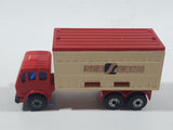 Vintage 1976 Lesney Matchbox Superfast No. 42 Mercedes Container Truck Red Sea Land Die Cast and Plastic Toy Car Vehicle