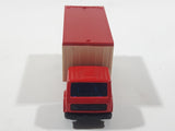 Vintage 1976 Lesney Matchbox Superfast No. 42 Mercedes Container Truck Red Sea Land Die Cast and Plastic Toy Car Vehicle