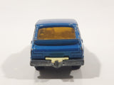 Vintage Majorette No. 284 Saab Turbo Blue 1/62 Scale Die Cast Toy Car Vehicle with Opening Doors