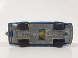 Vintage Majorette No. 284 Saab Turbo Blue 1/62 Scale Die Cast Toy Car Vehicle with Opening Doors