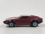 Vintage 1985 Matchbox Super G.T. BR 39/40 Ace Racer Dark Red Die Cast Toy Car Vehicle
