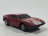 Vintage 1985 Matchbox Super G.T. BR 39/40 Ace Racer Dark Red Die Cast Toy Car Vehicle
