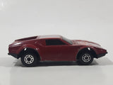 Vintage 1985 Matchbox Super G.T. BR 39/40 Ace Racer Dark Red Die Cast Toy Car Vehicle