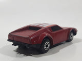 Vintage 1985 Matchbox Super G.T. BR 39/40 Ace Racer Dark Red Die Cast Toy Car Vehicle