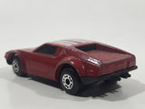 Vintage 1985 Matchbox Super G.T. BR 39/40 Ace Racer Dark Red Die Cast Toy Car Vehicle