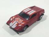 Vintage 1985 Matchbox Super G.T. BR 39/40 Ace Racer Dark Red Die Cast Toy Car Vehicle