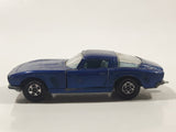 Vintage 1969 Lesney Matchbox Series No. 14 Iso Grifo Blue Die Cast Toy Car Vehicle with Opening Doors