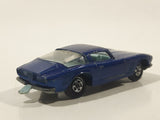 Vintage 1969 Lesney Matchbox Series No. 14 Iso Grifo Blue Die Cast Toy Car Vehicle with Opening Doors