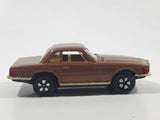 Vintage PlayArt Mercedes Benz 350 SL Brown Die Cast Toy Car Vehicle