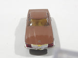 Vintage PlayArt Mercedes Benz 350 SL Brown Die Cast Toy Car Vehicle