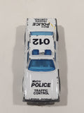Vintage 1983 Matchbox Superfast Plymouth Gran Fury 012 Police Cop White Die Cast Toy Car Vehicle